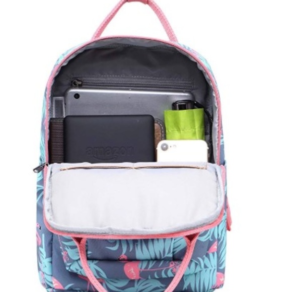 NWT Womens Floral Water Resistant Backpack Purse - Picture 4 of 4